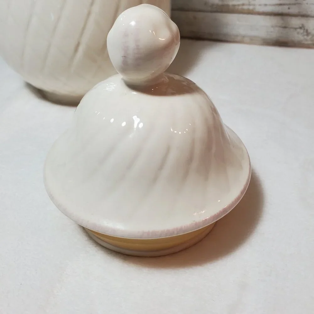 Isabella By JCPenney Home Collection Small Ivory Canister With Lid & Seal